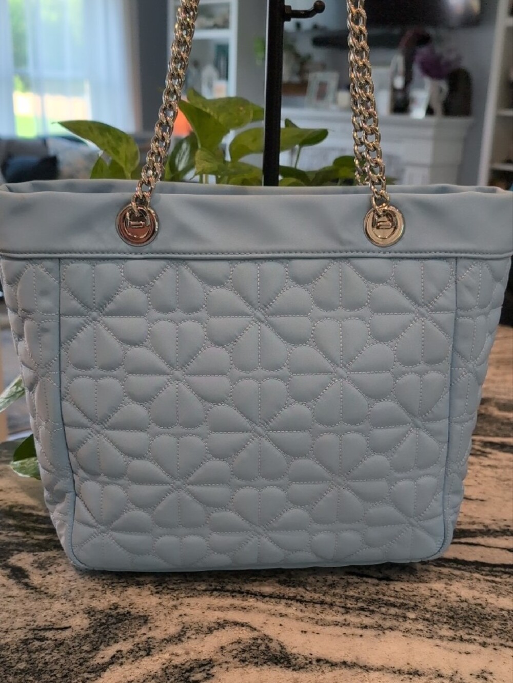 kate spade Flower Quilted Medium Tote - Picture 3 of 8
